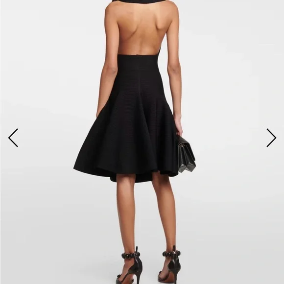 alaia asymmetrical dress Asymmetric One Shoulder Midi Ray Dress